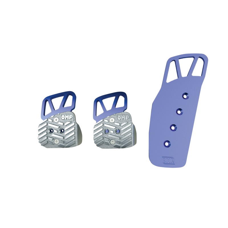 3 PEDAL SET ANODIZED ALUMINIUM