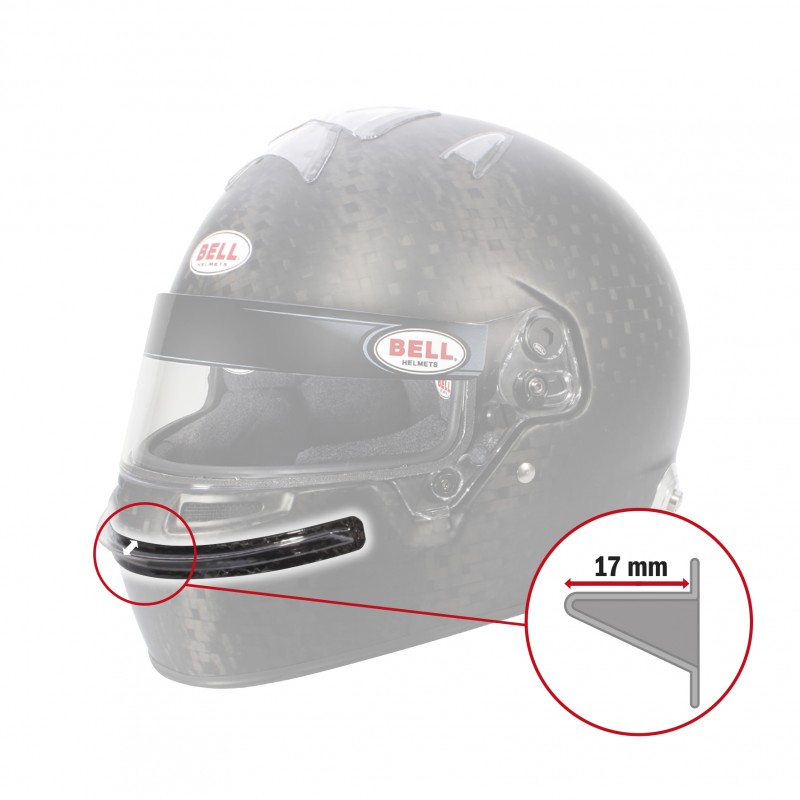 CHIN BAR GURNEY - HP7/HP77/RS7 XLG CLEAR BELL HELMET