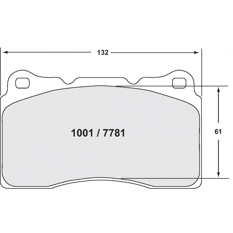Endurance compound with less wear. Race brake pads - Alfa Romeo / Aston Martin / Audi / Cadillac / Chevrolet / Citroen / Ferrari / Ford / Honda / Hyundai / Maserati / Mitsubishi / Range Rover / Renault / Seat / Subaru / Tesla / Vauxhall / Volvo / VW