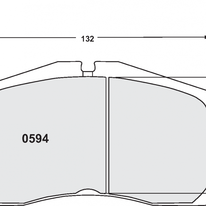 Endurance compound with less wear. Race brake pads - Audi / Porsche