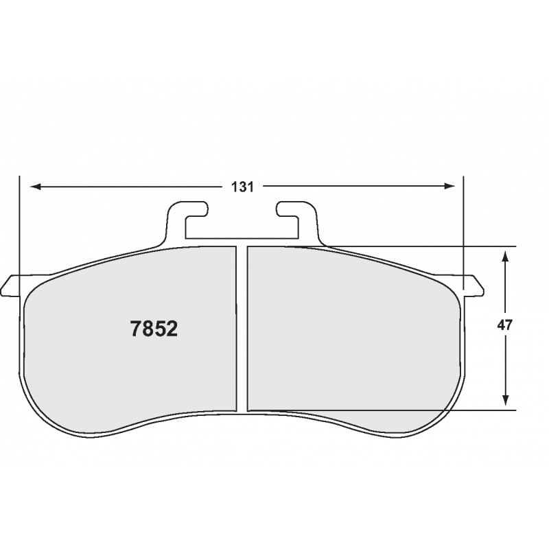 Endurance compound with less wear. Race brake pads - BMW M3 + Porsche 996 pad