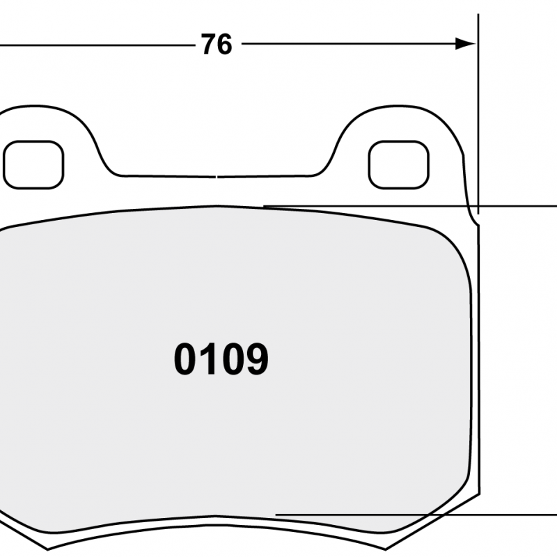 Endurance compound with less wear. Race brake pads - KTM / Lotus / Mitsubishi / Nissan / Subaru