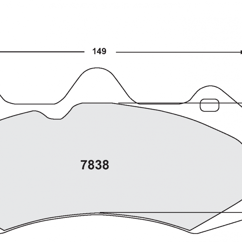 Endurance compound with less wear. Race brake pads - Lotus / McLaren / Seat