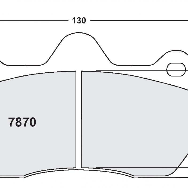 Endurance compound with less wear. Race brake pads - Lotus / Peugeot / Vauxhall