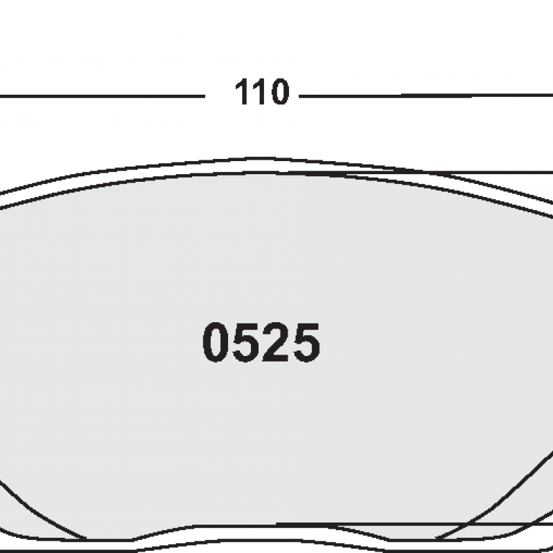 Endurance compound with less wear. Race brake pads - PFC