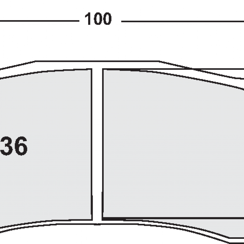 Endurance compound with less wear. Race brake pads - PFC