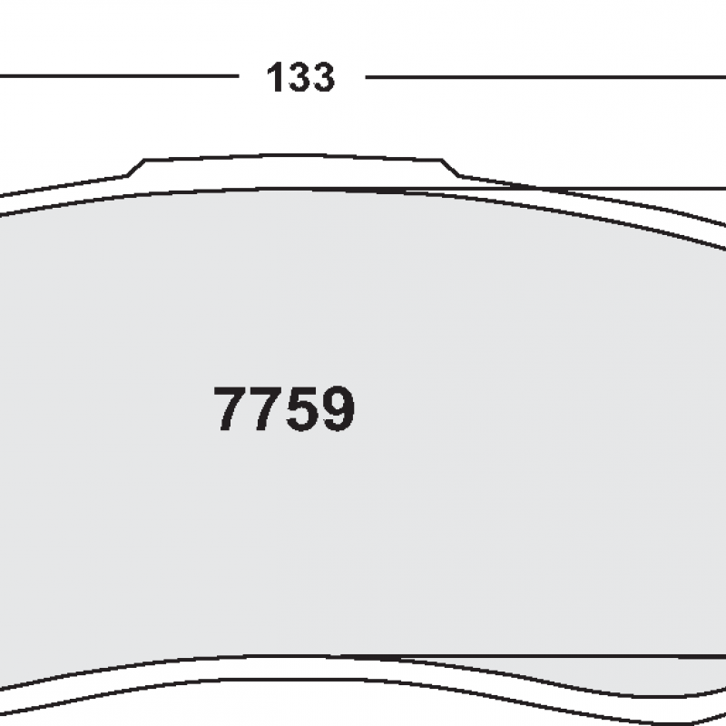 Endurance compound with less wear. Race brake pads - PFC