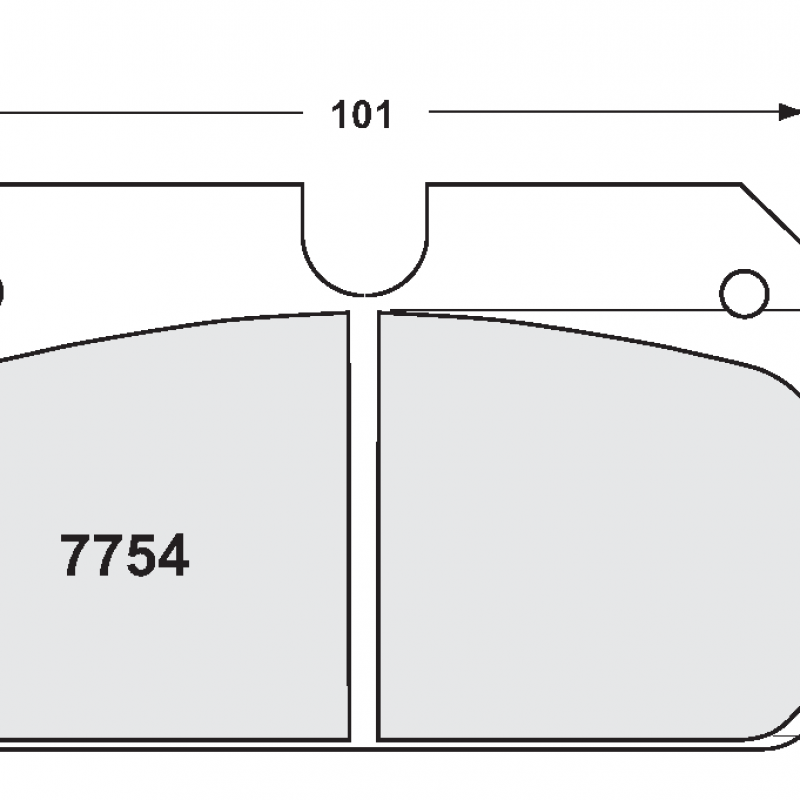 Endurance rear. Low initial bite and a very flat torque curve. Race brake pads - 4-piston Wilwood ST42 billet narrow Dynalite