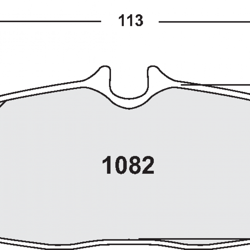 Fast road / track day compound. Street brake pads - Ford Mustang GT500 rear pad