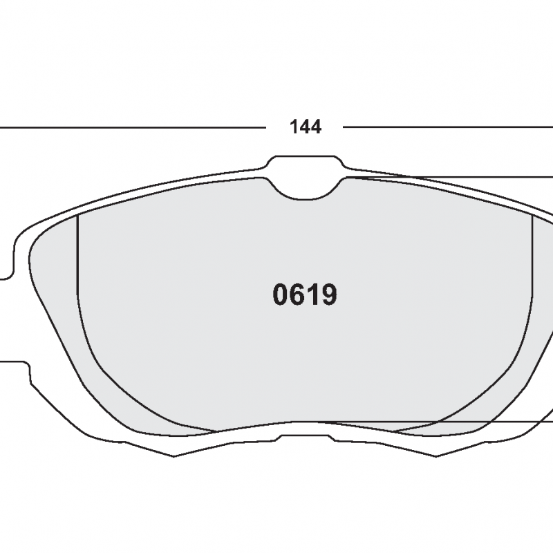 Fast road / track day compound. Street brake pads - Lexus / Toyota front pad