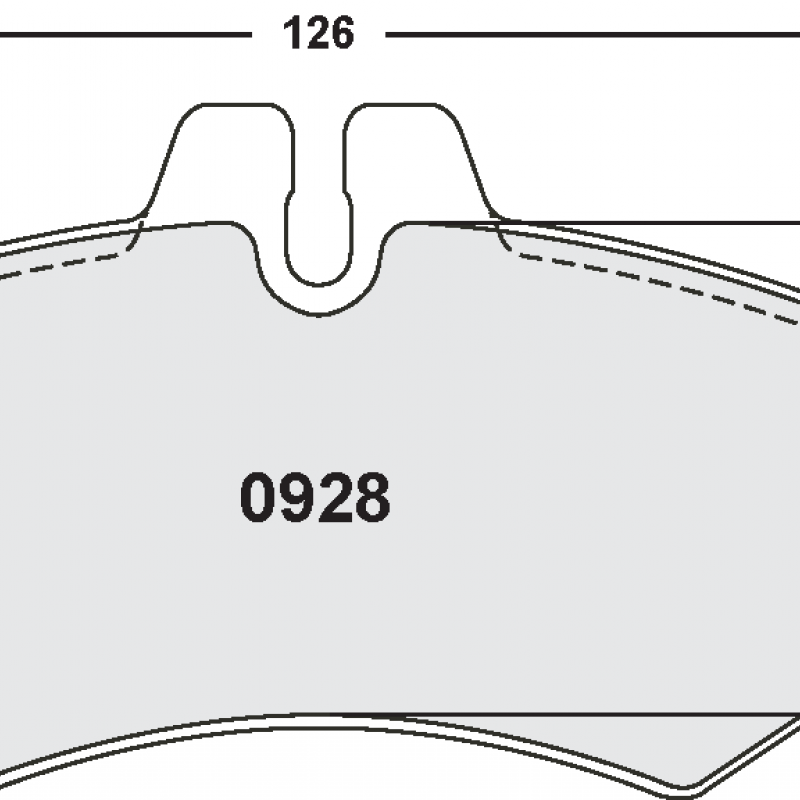Fast road / track day compound. Street brake pads - MERCEDES Sprinter 200 + 300 Series 1996 to 05/2006