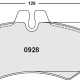 Fast road / track day compound. Street brake pads - MERCEDES Sprinter 200 + 300 Series 1996 to 05/2006