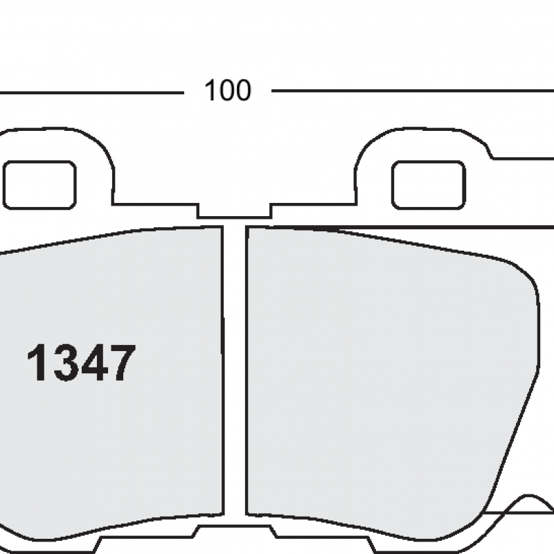 Fast road / track day compound. Street brake pads - Nissan 370Z rear pad