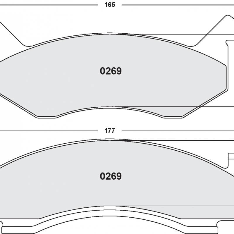 Fast road / track day compound. Street brake pads - PFC