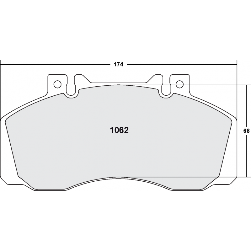 Fast road / track day compound. Street brake pads - PFC