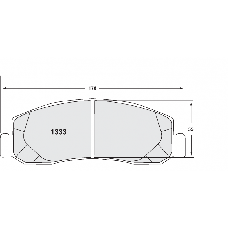 Fast road / track day compound. Street brake pads - PFC