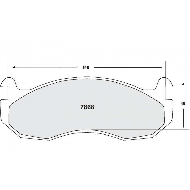 Fast road / track day compound. Street brake pads - PFC