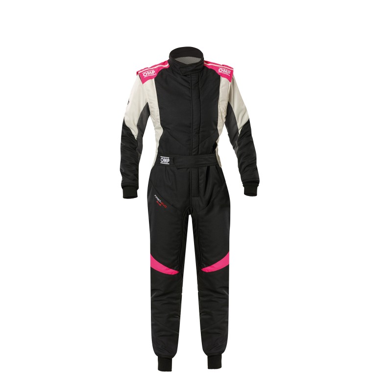 FIRST EVO ELLE OVERALL MY2025 FIA 8856-2018 Black - Fucsia