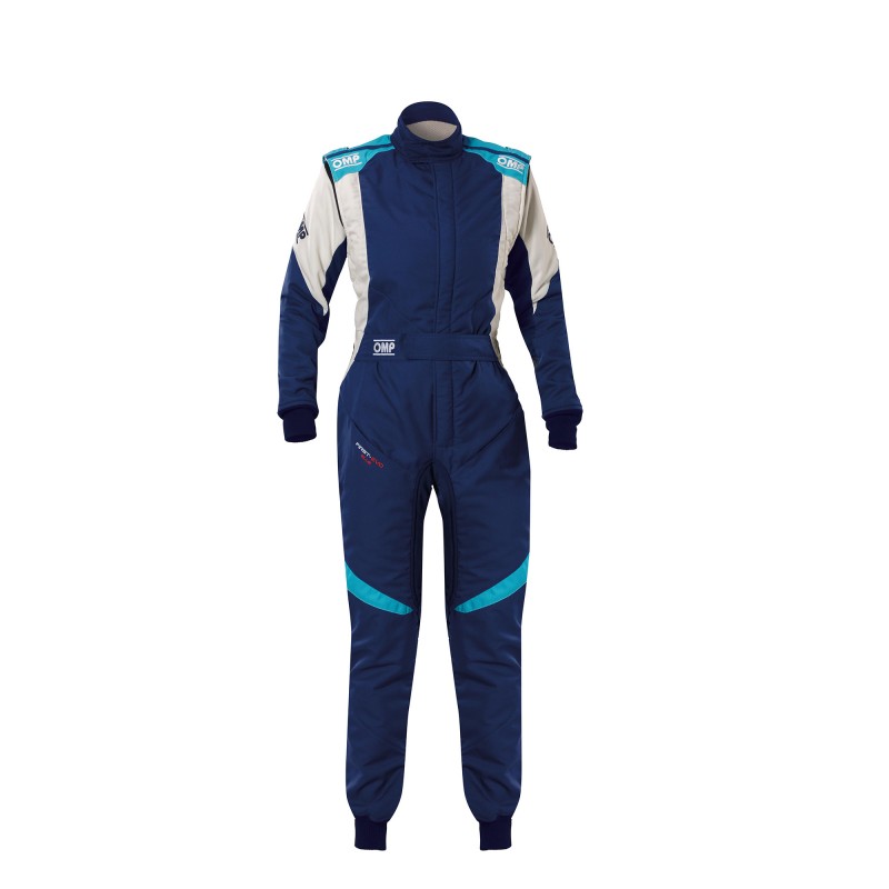 FIRST EVO ELLE OVERALL MY2025 FIA 8856-2018 Navy Blue - Tiffany