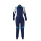 FIRST EVO ELLE OVERALL MY2025 FIA 8856-2018 Navy Blue - Tiffany