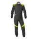 FIRST EVO OVERALL MY2025 FIA 8856-2018 Anthracite - Fluo Yellow