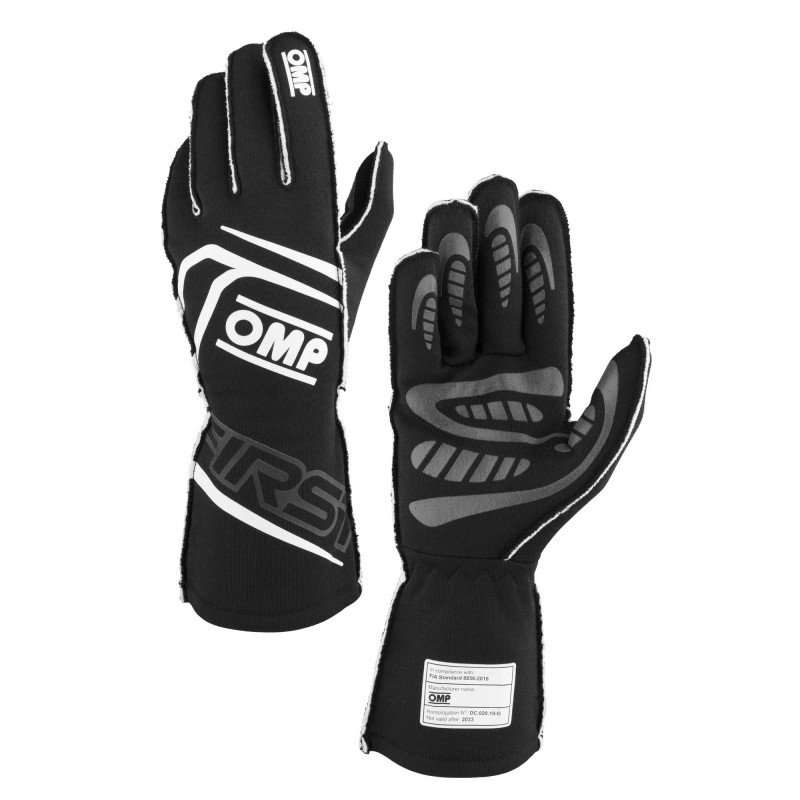 FIRST GLOVES FIA 8856-2018 Black