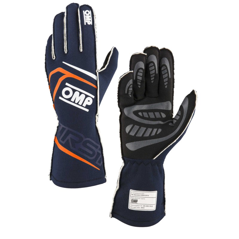 FIRST GLOVES FIA 8856-2018 Blue - Orange