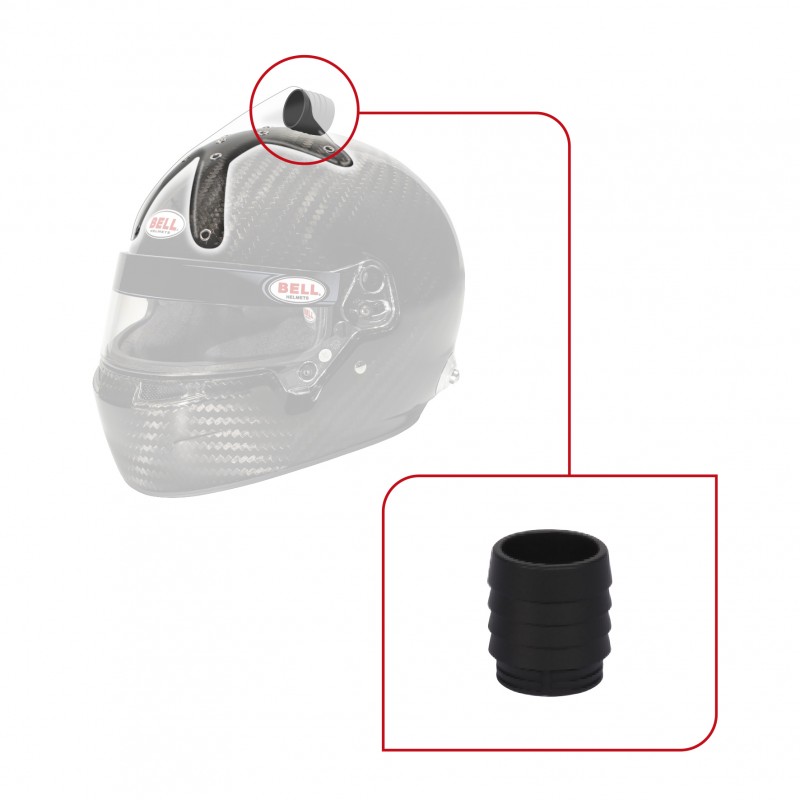 FORCED AIR 10 HOLE TOP/(V05) KIT - CLEAR BELL HELMET