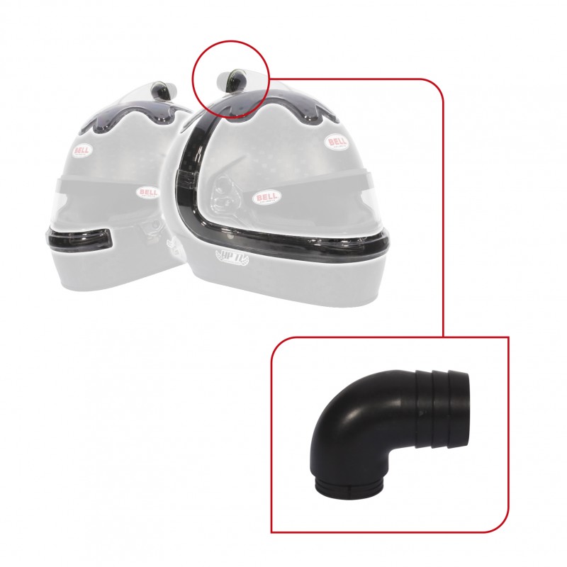 FORCED AIR INTAKE TOP/SIDE V20 - HP7/HP77- 90 DEGREE