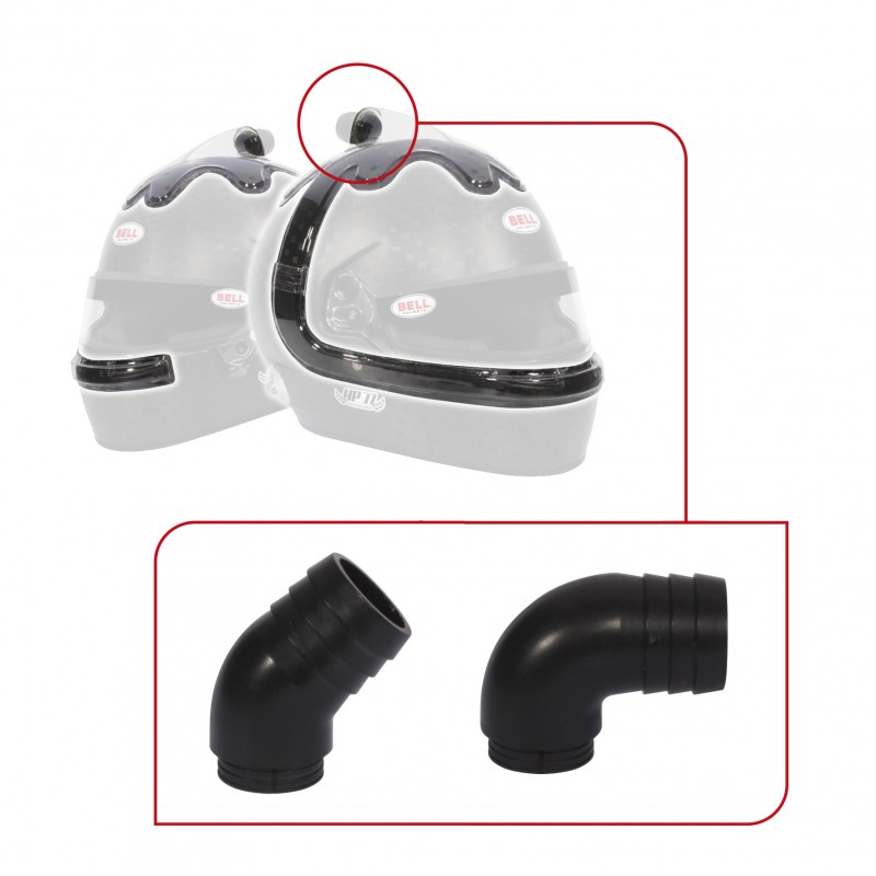 FORCED AIR TOP/SIDE/45/90 DEGREE NOZZLE KIT - CLEAR BELL HELMET