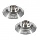 HANS CLIP SET SILVER FIA8858-2010 - BELL HELMET
