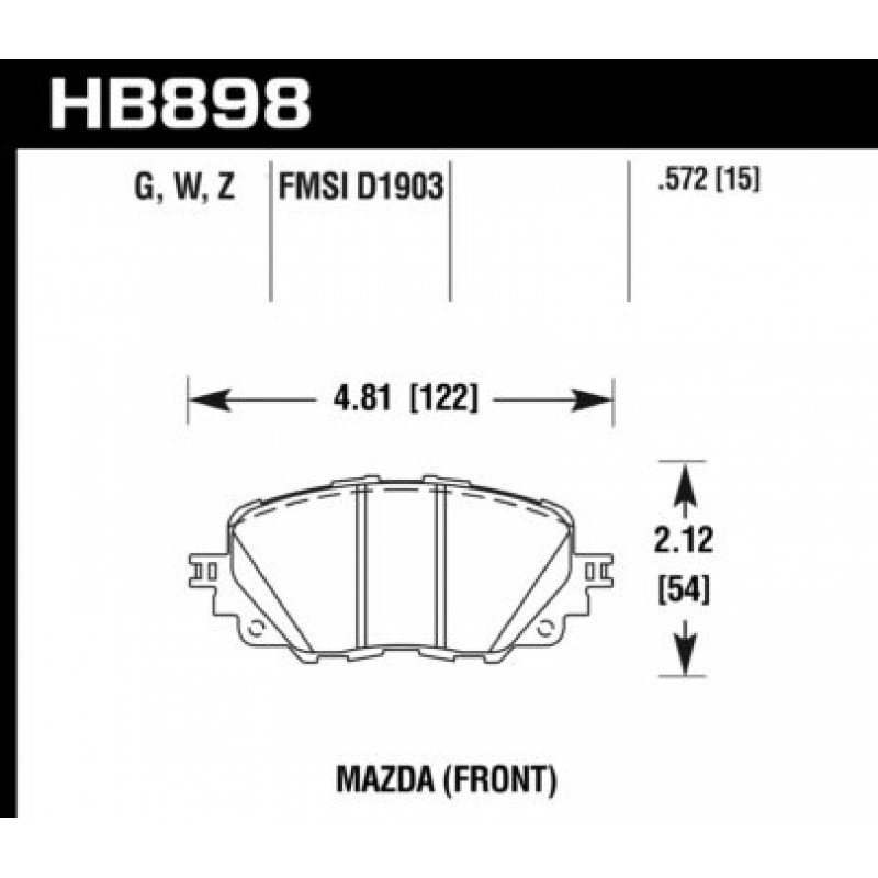 Hawk Brake Pad - DTC-60