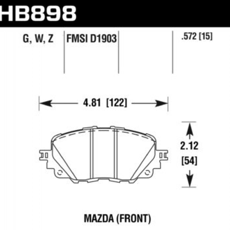 Hawk Brake Pad - DTC-60