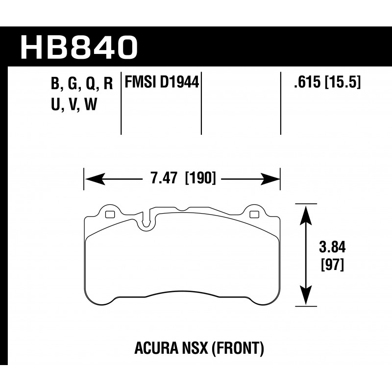Hawk Brake Pad - DTC-60