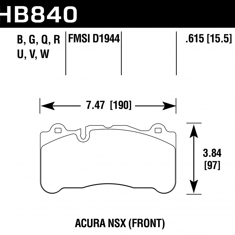Hawk Brake Pad - DTC-60