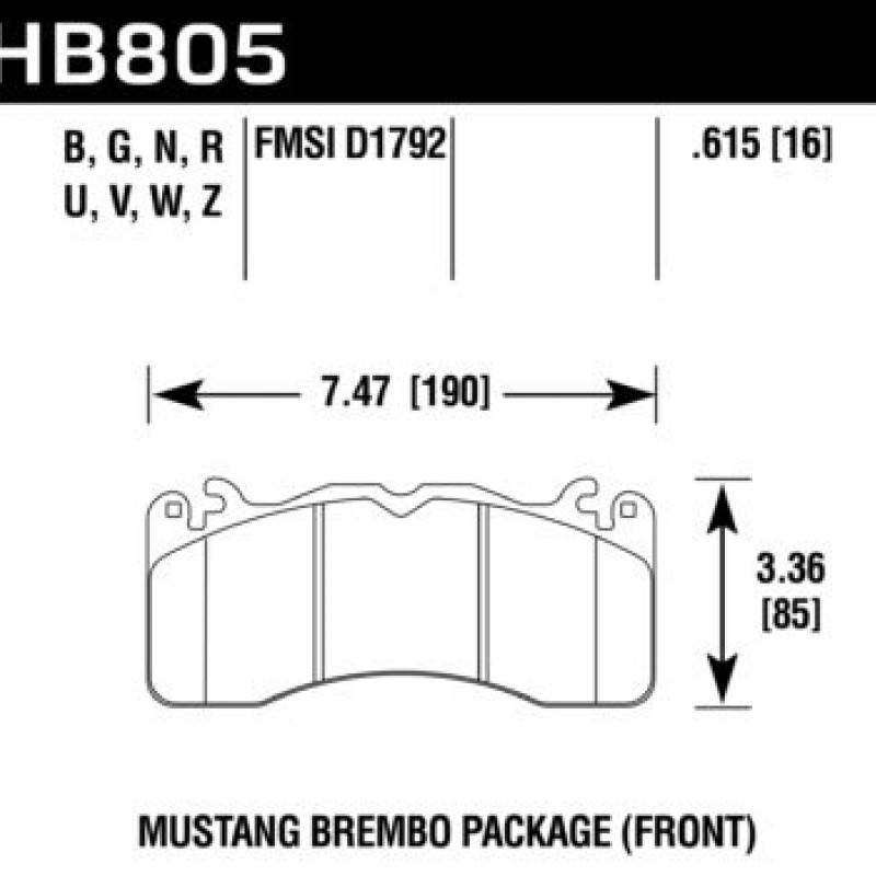 Hawk Brake Pad - DTC-60