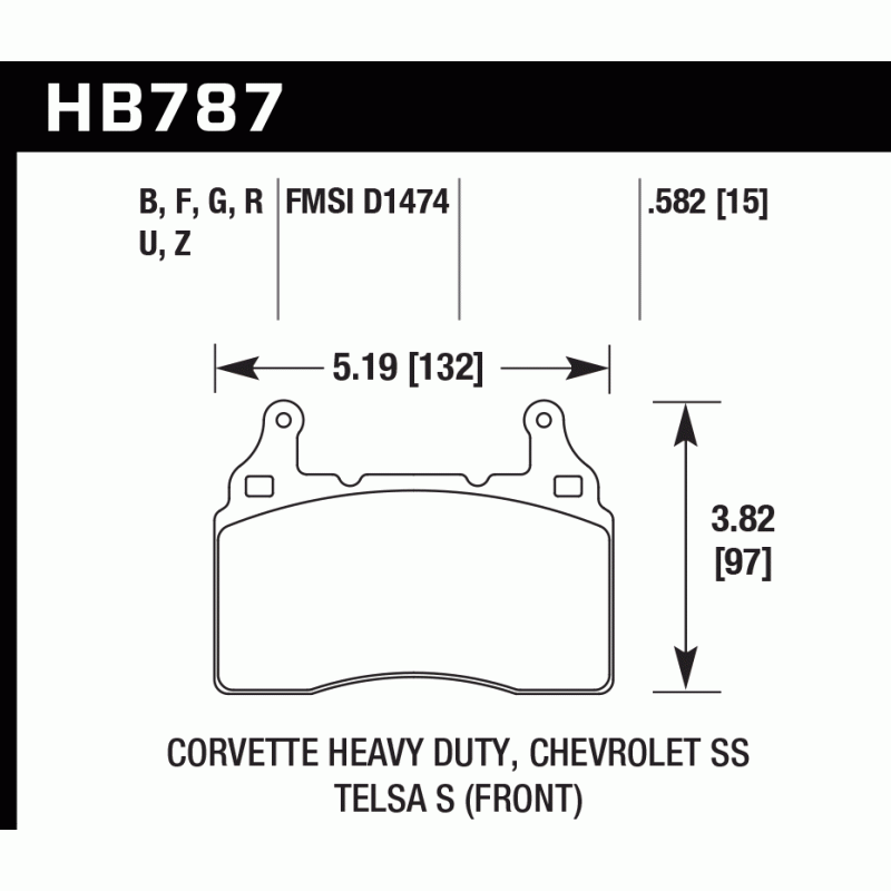 Hawk Brake Pad - DTC-60