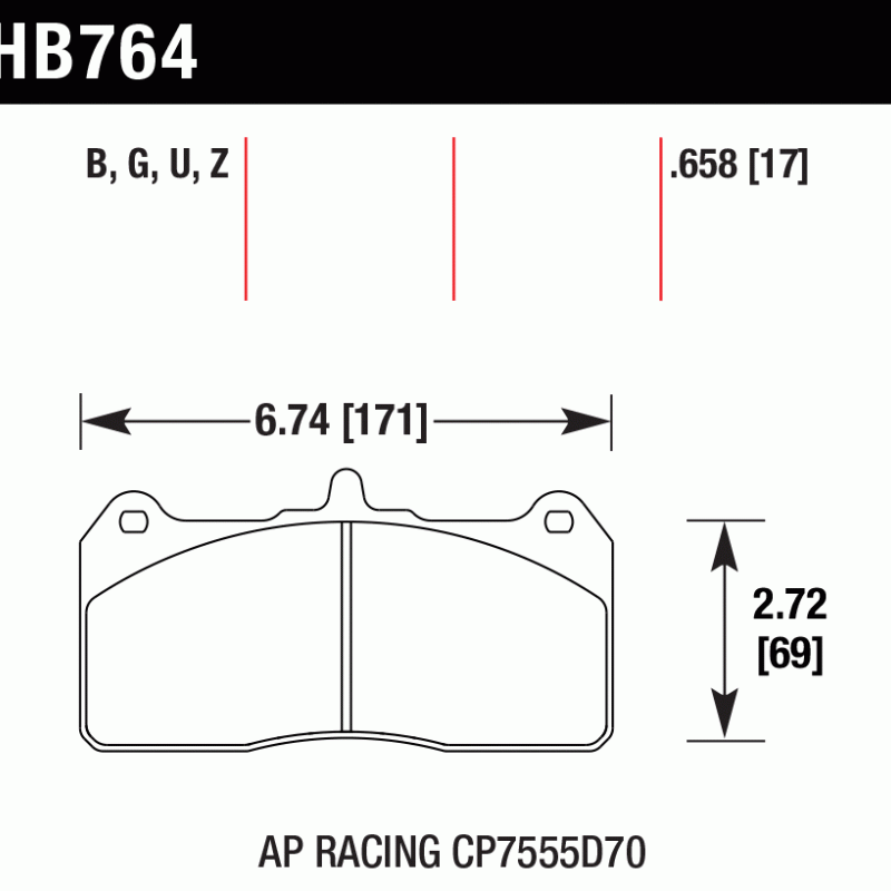 Hawk Brake Pad - DTC-60