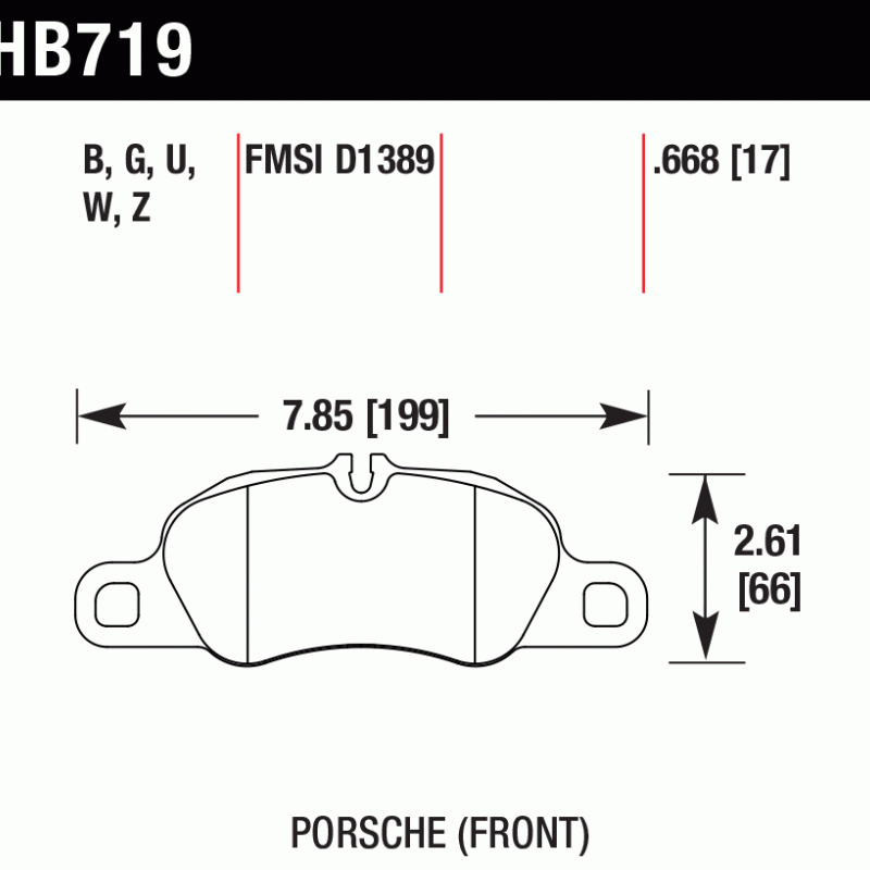 Hawk Brake Pad - DTC-60