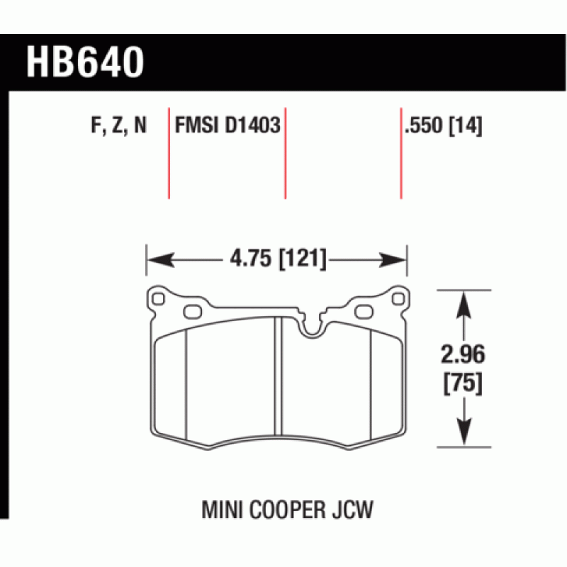Hawk Brake Pad - DTC-60