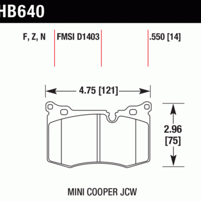 Hawk Brake Pad - DTC-60