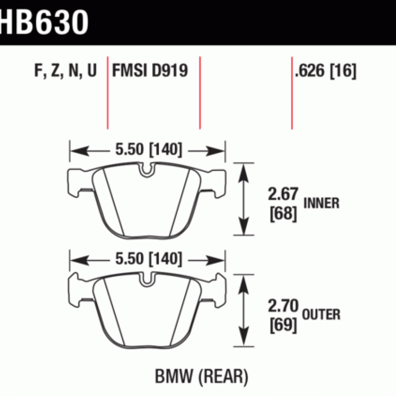Hawk Brake Pad - DTC-60