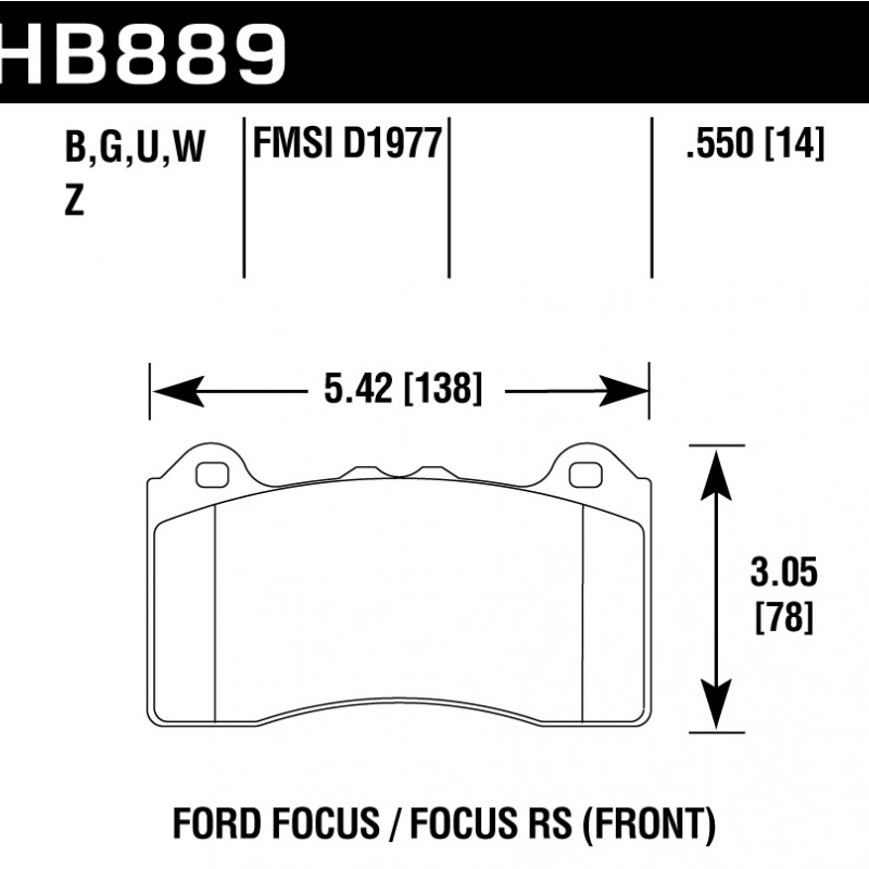 Hawk Brake Pad - DTC-70