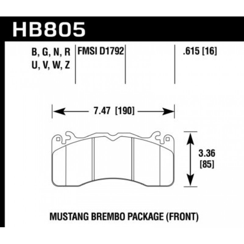 Hawk Brake Pad - DTC-70