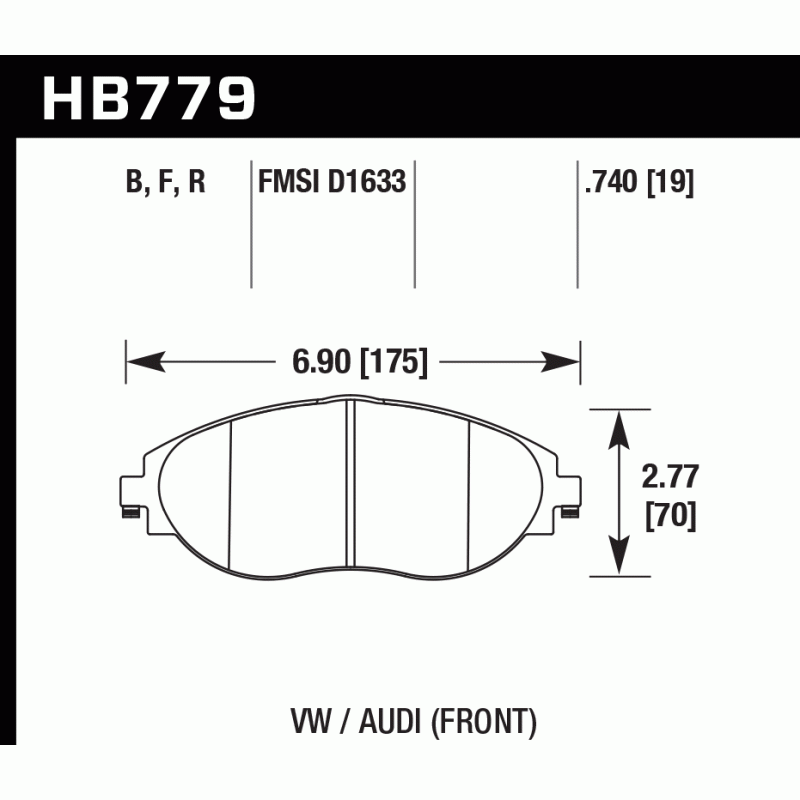 Hawk Brake Pad - DTC-70
