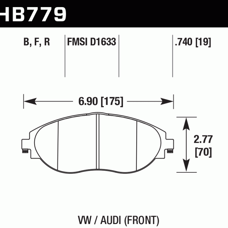 Hawk Brake Pad - DTC-70