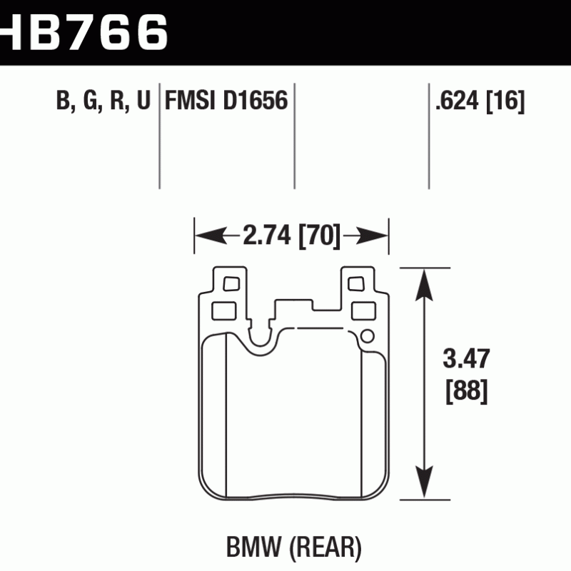 Hawk Brake Pad - DTC-70
