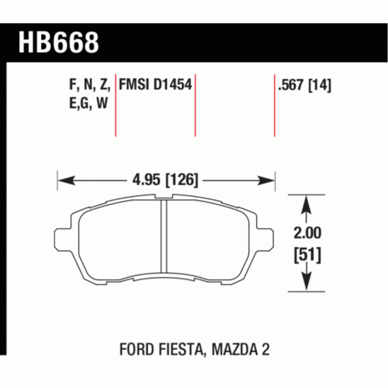 Hawk Brake Pad - DTC-70