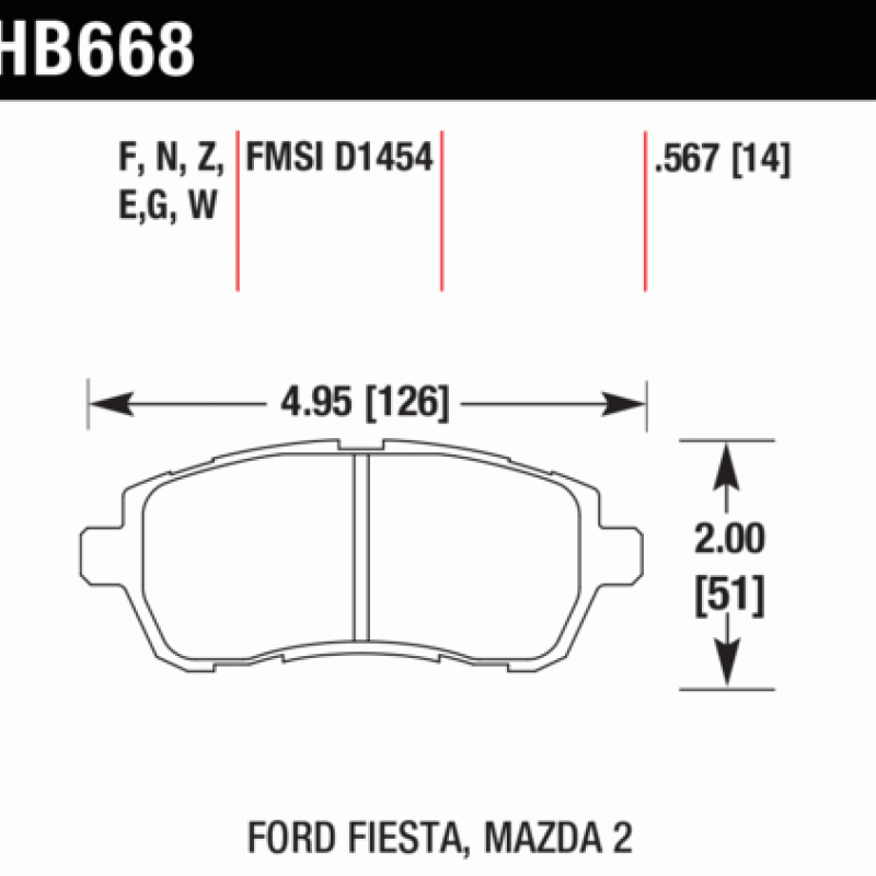 Hawk Brake Pad - DTC-70