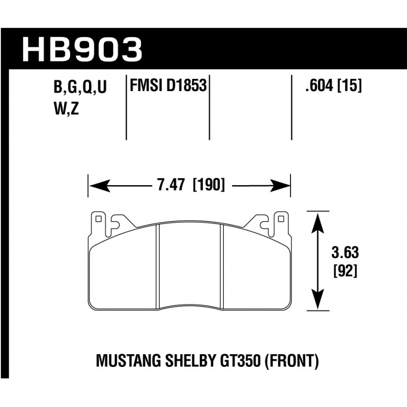 Hawk Brake Pad - DTC-80